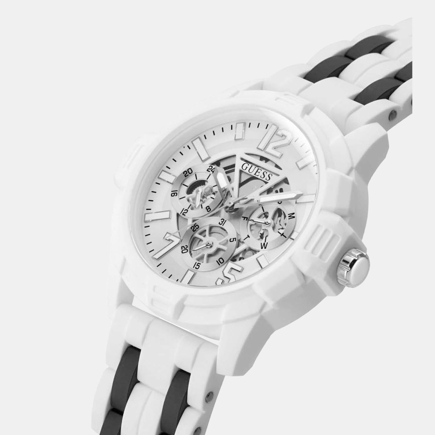 Guess Stainless Steel Round watch