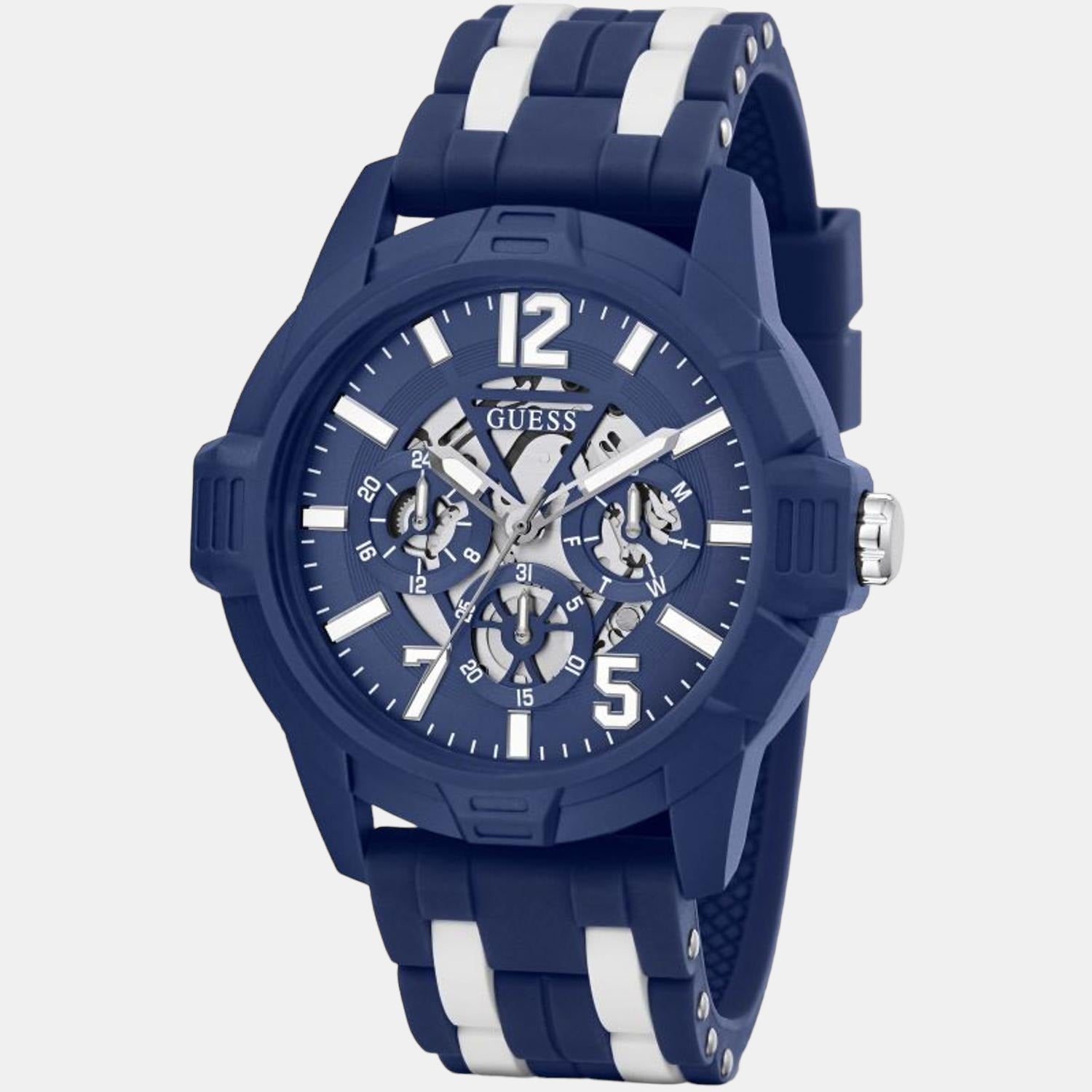 Guess Silicone Blue watch