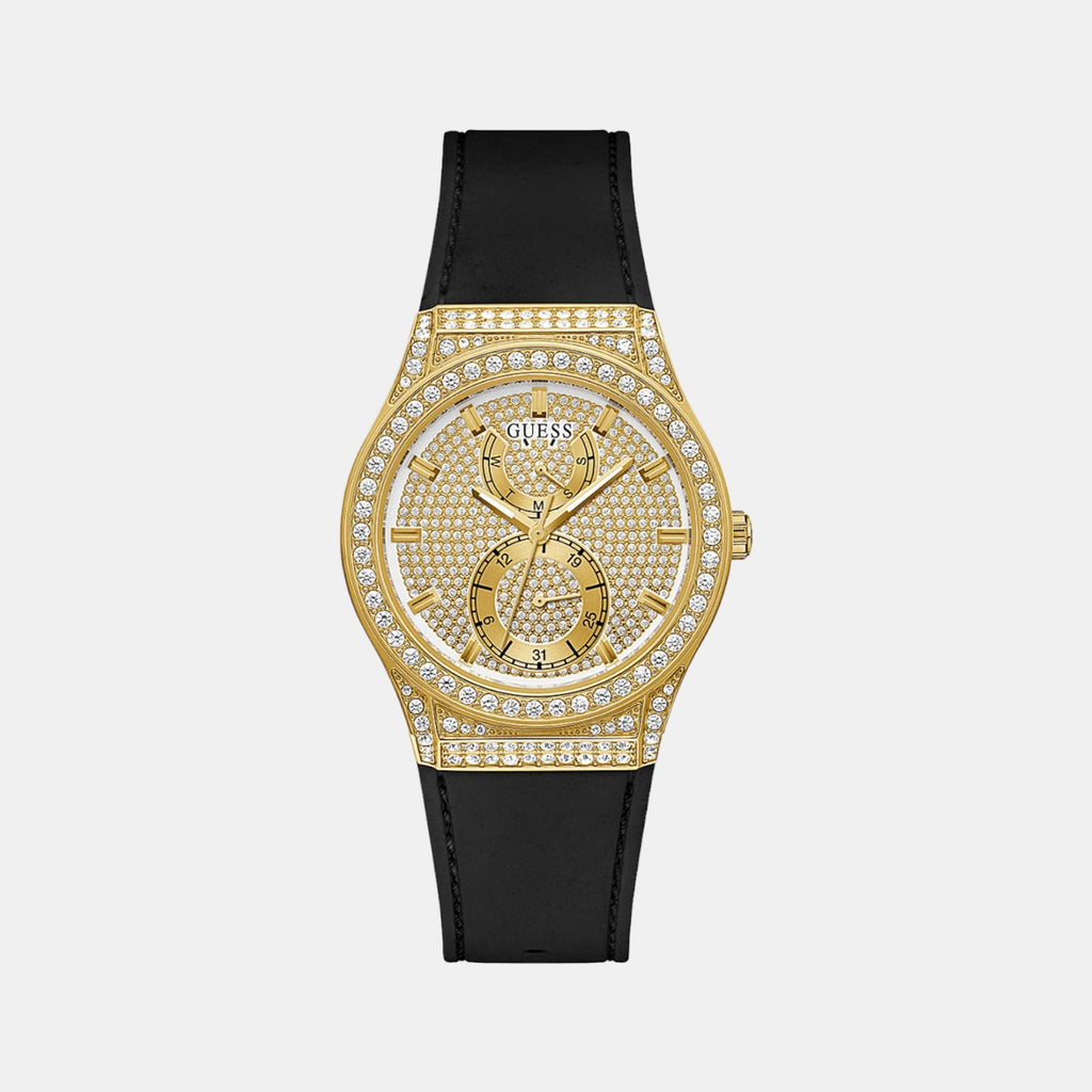 Guess Round Gold Analog watch