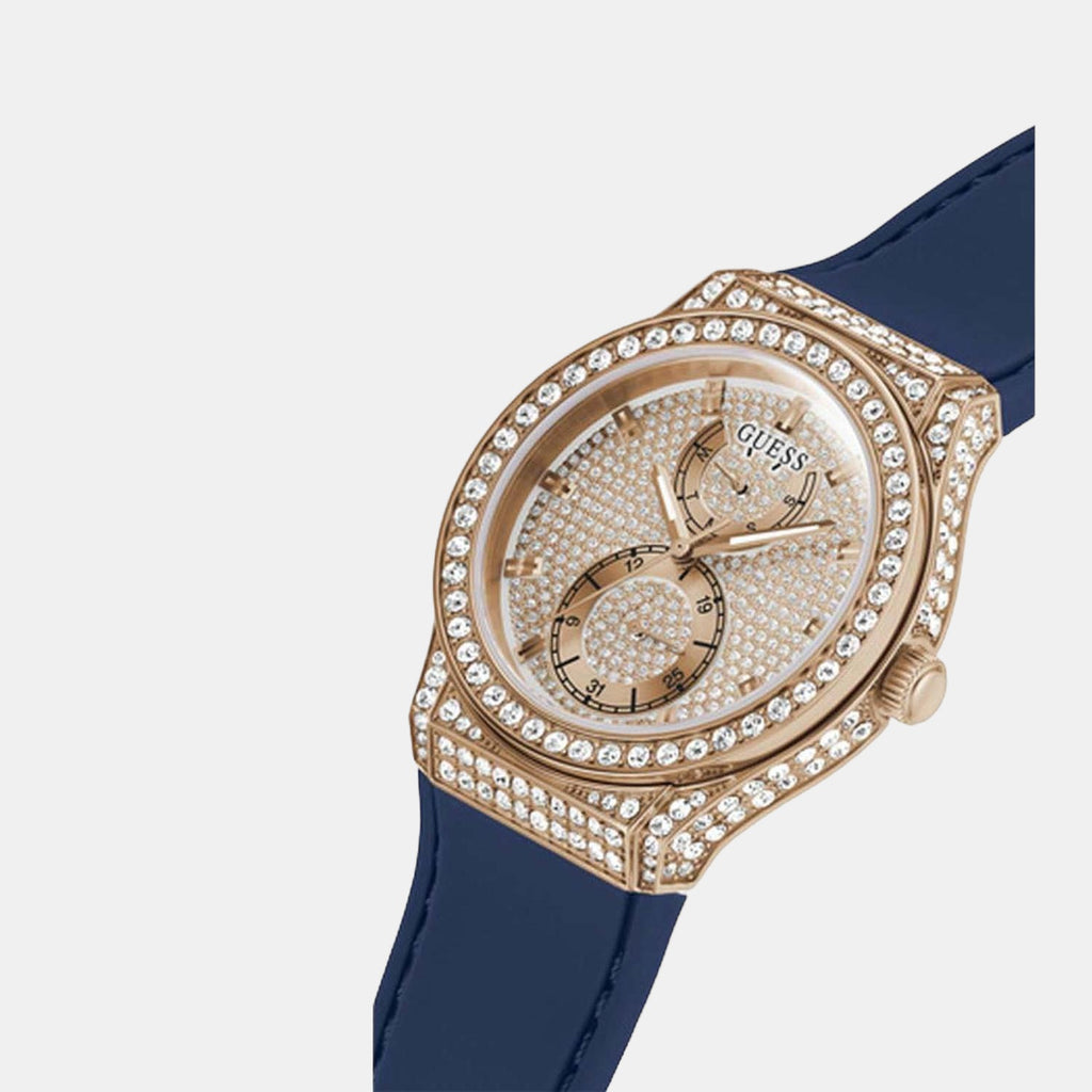 Guess Stainless Steel Round watch