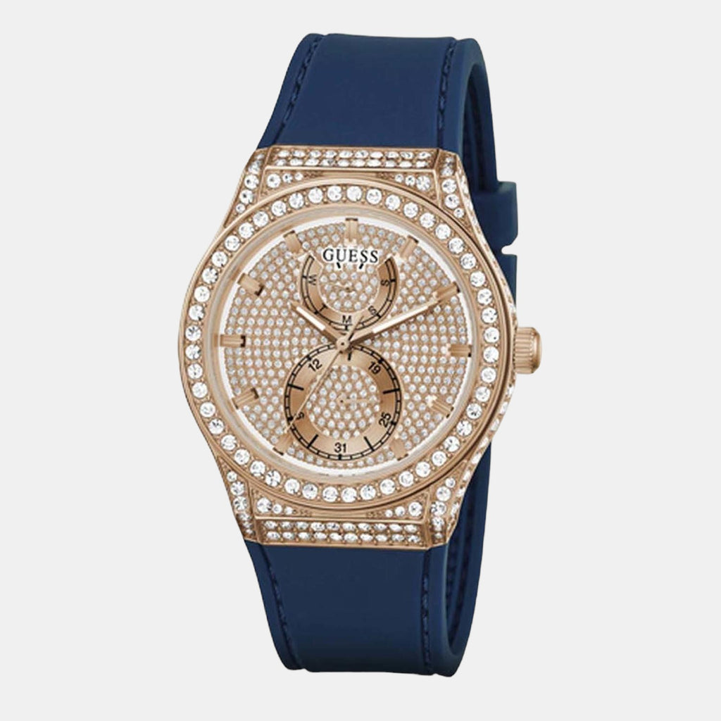 Guess Silicone Rose Gold watch