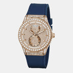 Guess Silicone Rose Gold watch