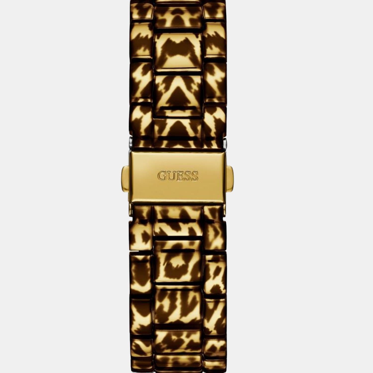 Guess Women Round Gold watch