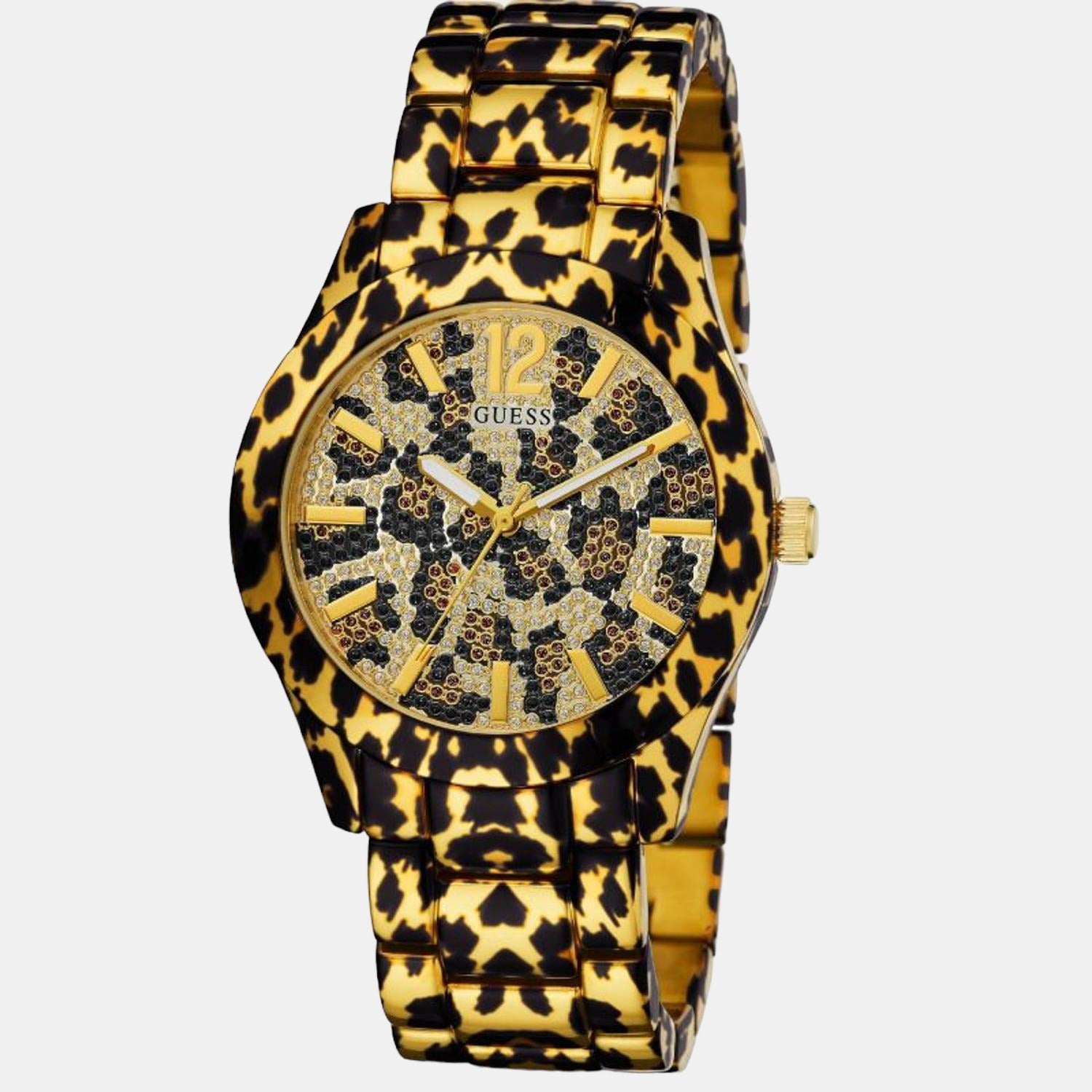 Guess Stainless Steel Round watch