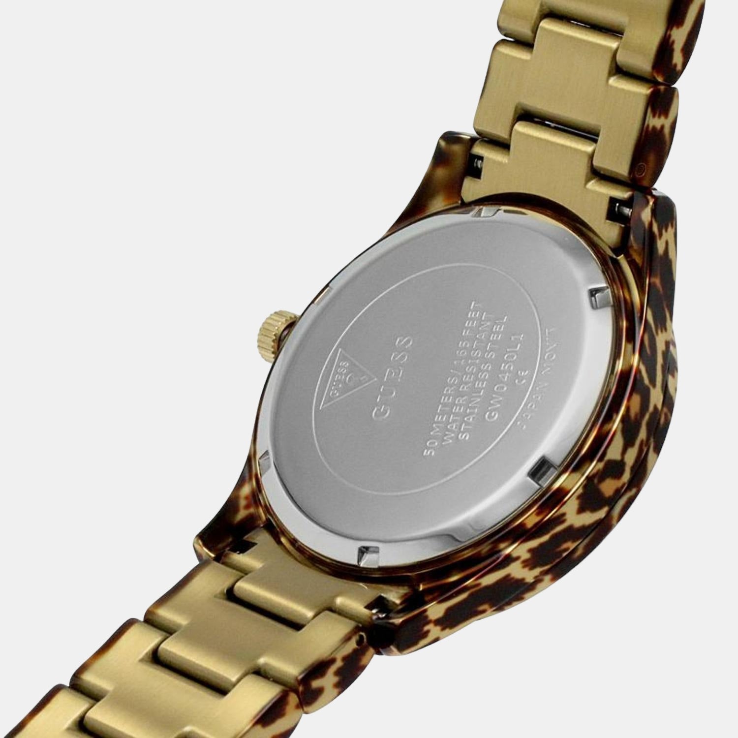 guess-stainless-steel-gold-analog-female-watch-gw0450l1