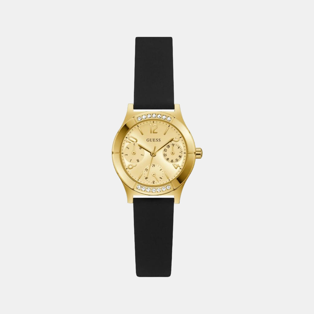 Guess Round Black Chronograph watch