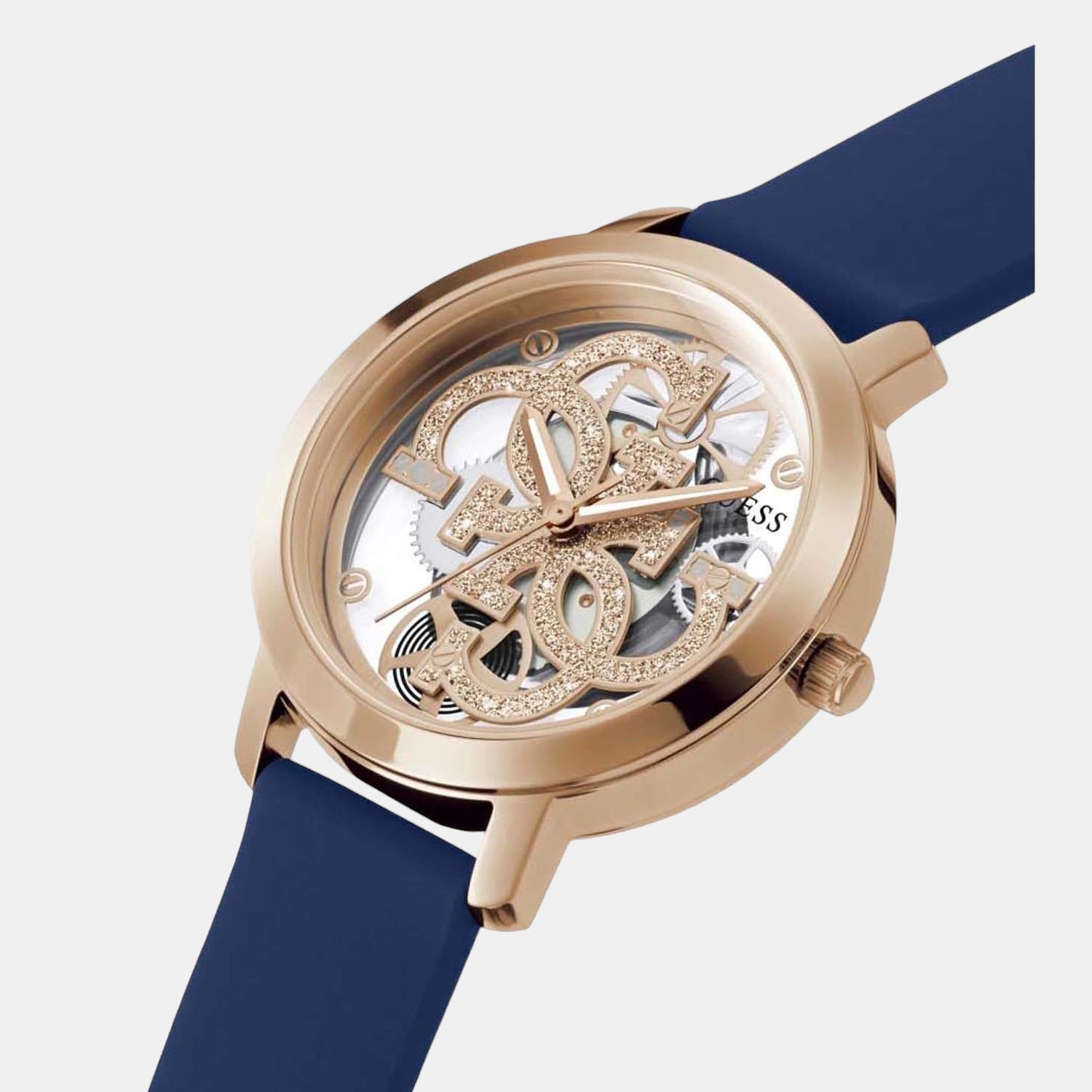 Guess Stainless Steel Round watch