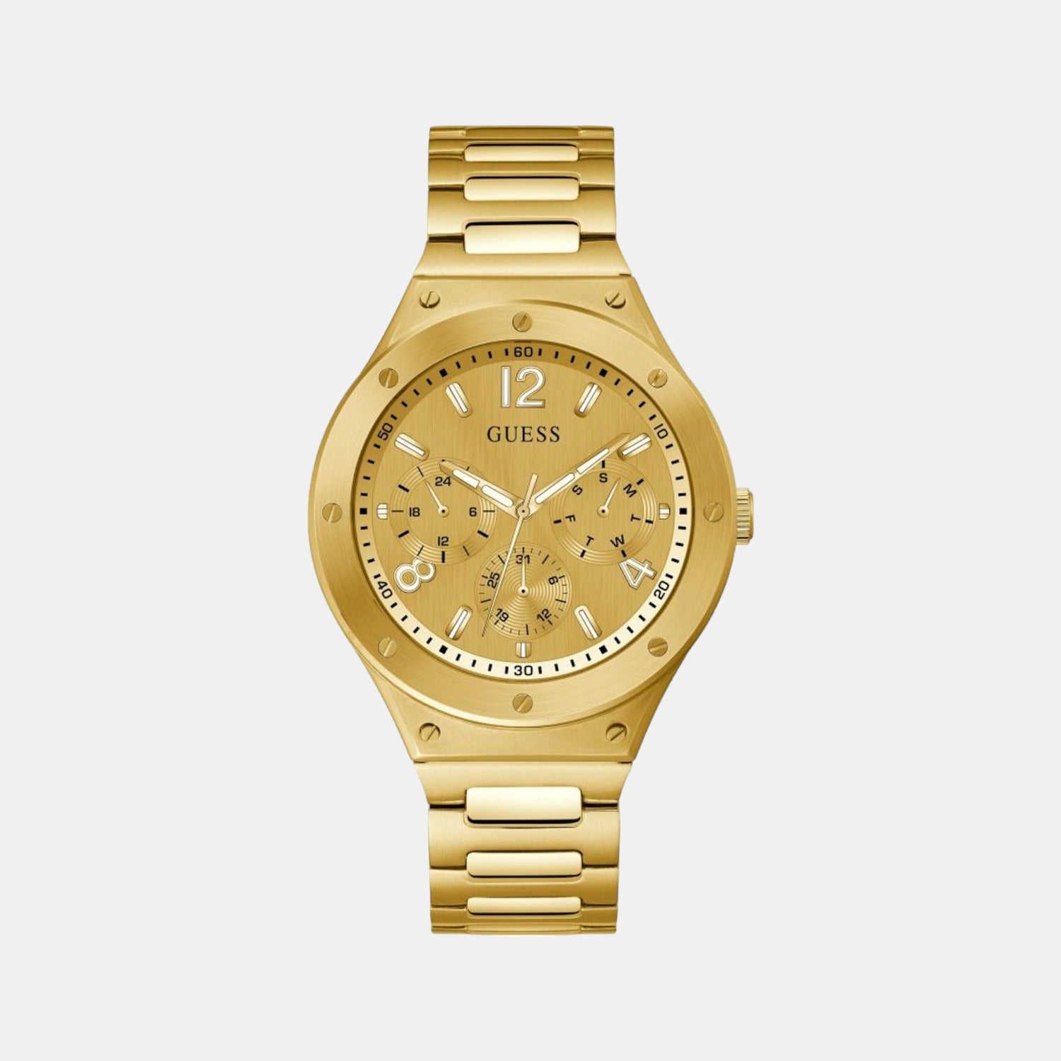 Guess Round Gold Chronograph watch