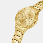 Guess Stainless Steel Round watch
