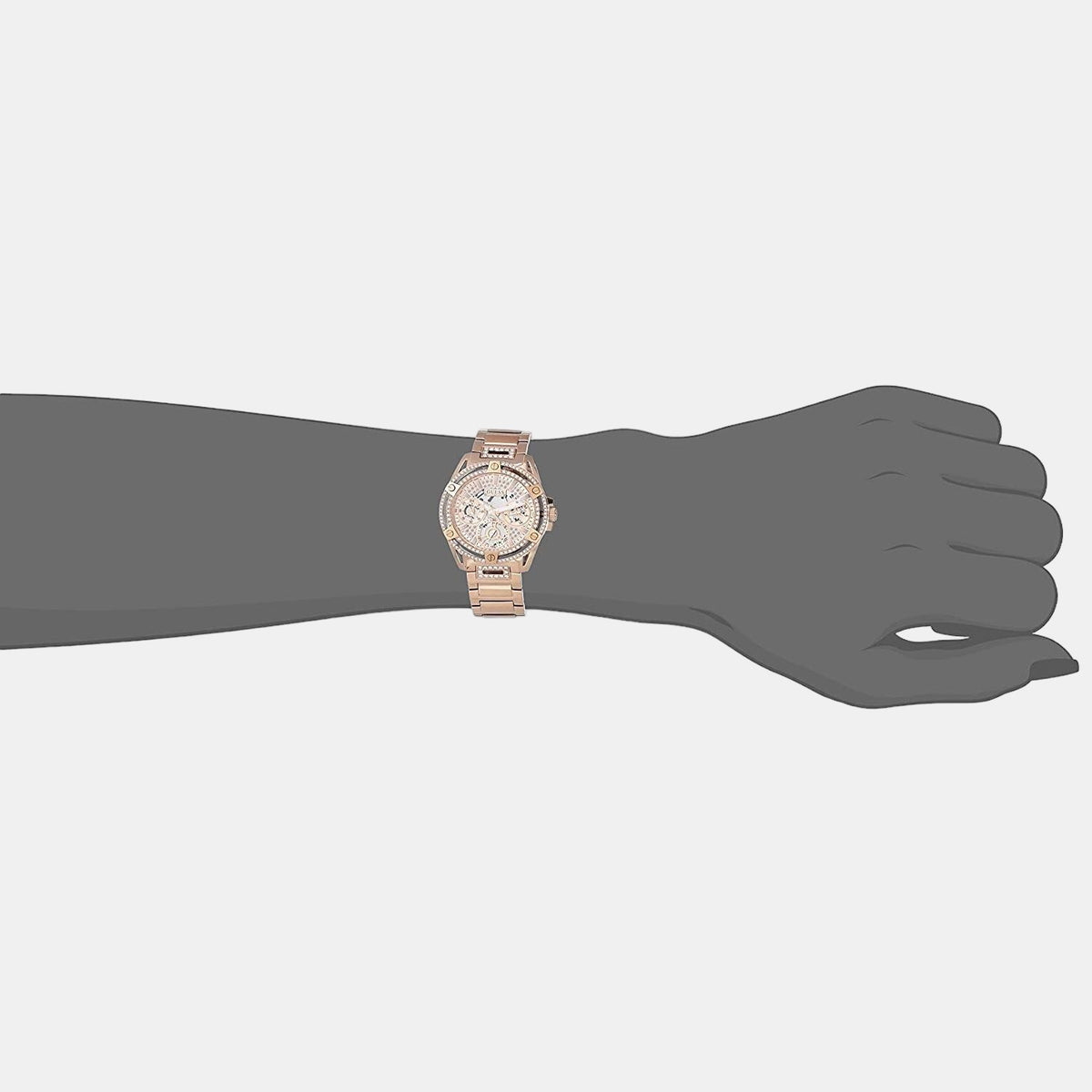 Guess Stainless Steel Round watch