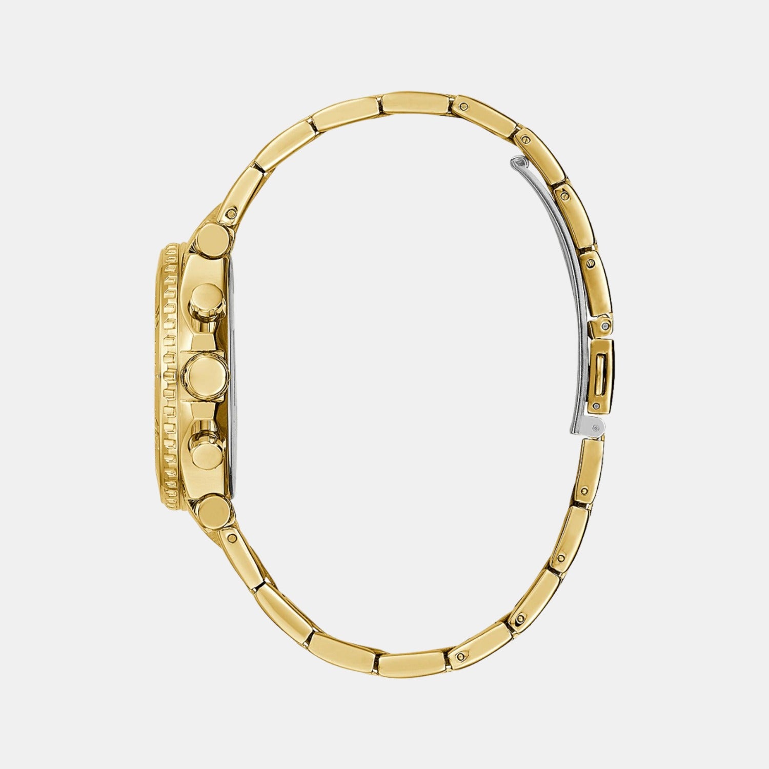 Guess Stainless Steel Round watch