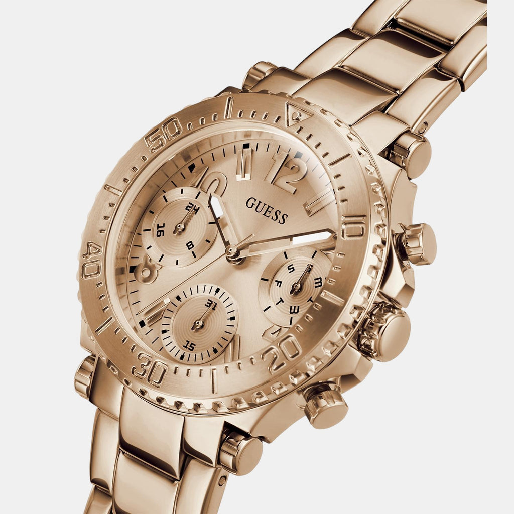 Guess Stainless Steel Round watch