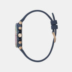 Guess Women Round Blue watch