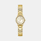 Female White Analog Stainless Steel Watch GW0468L2