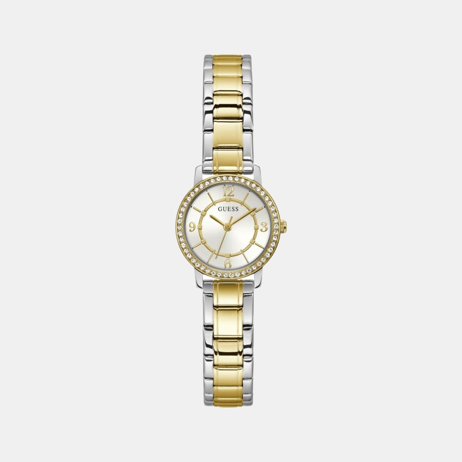 Guess Round White Analog watch