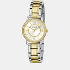Guess Stainless Steel Round watch