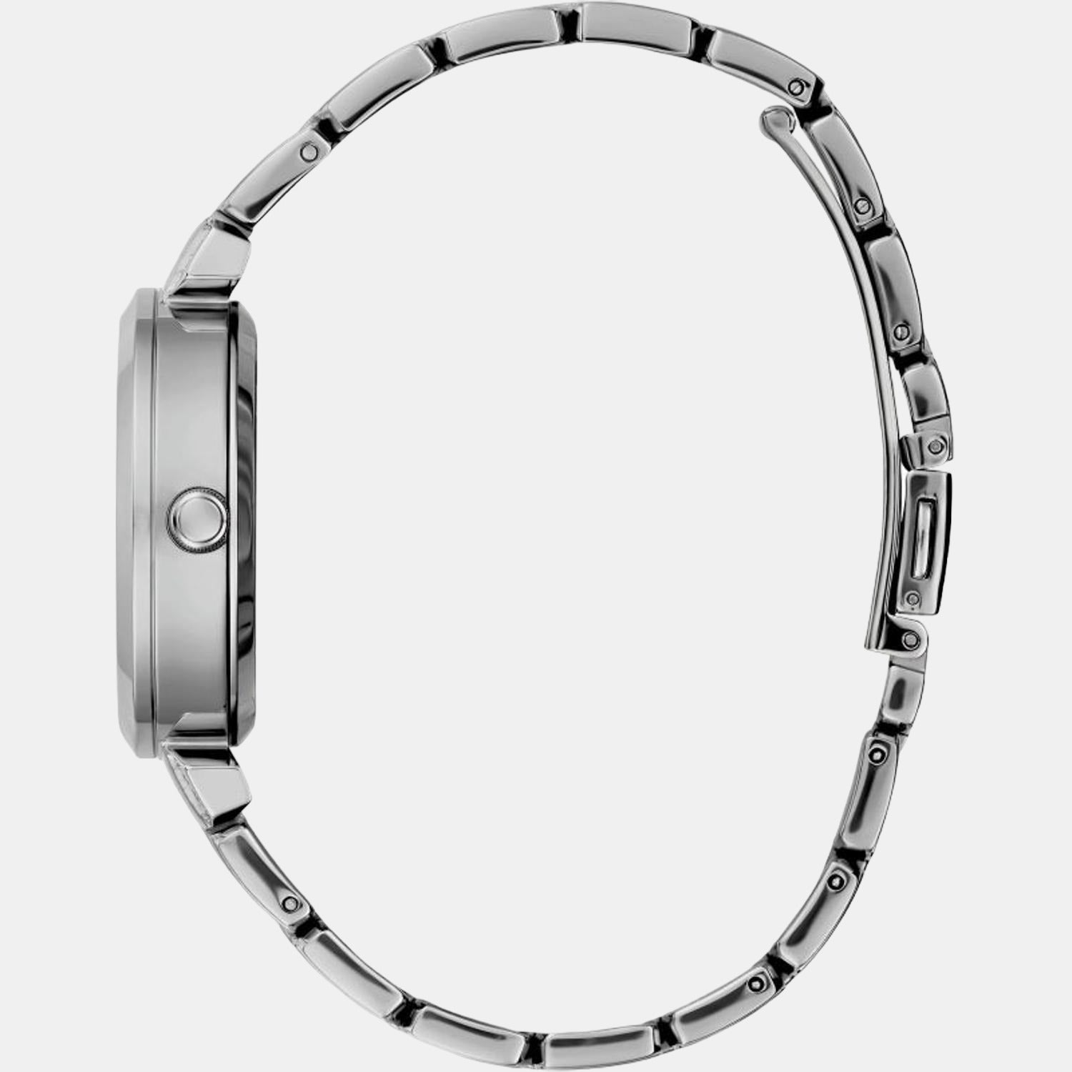 Guess Women Round Silver watch