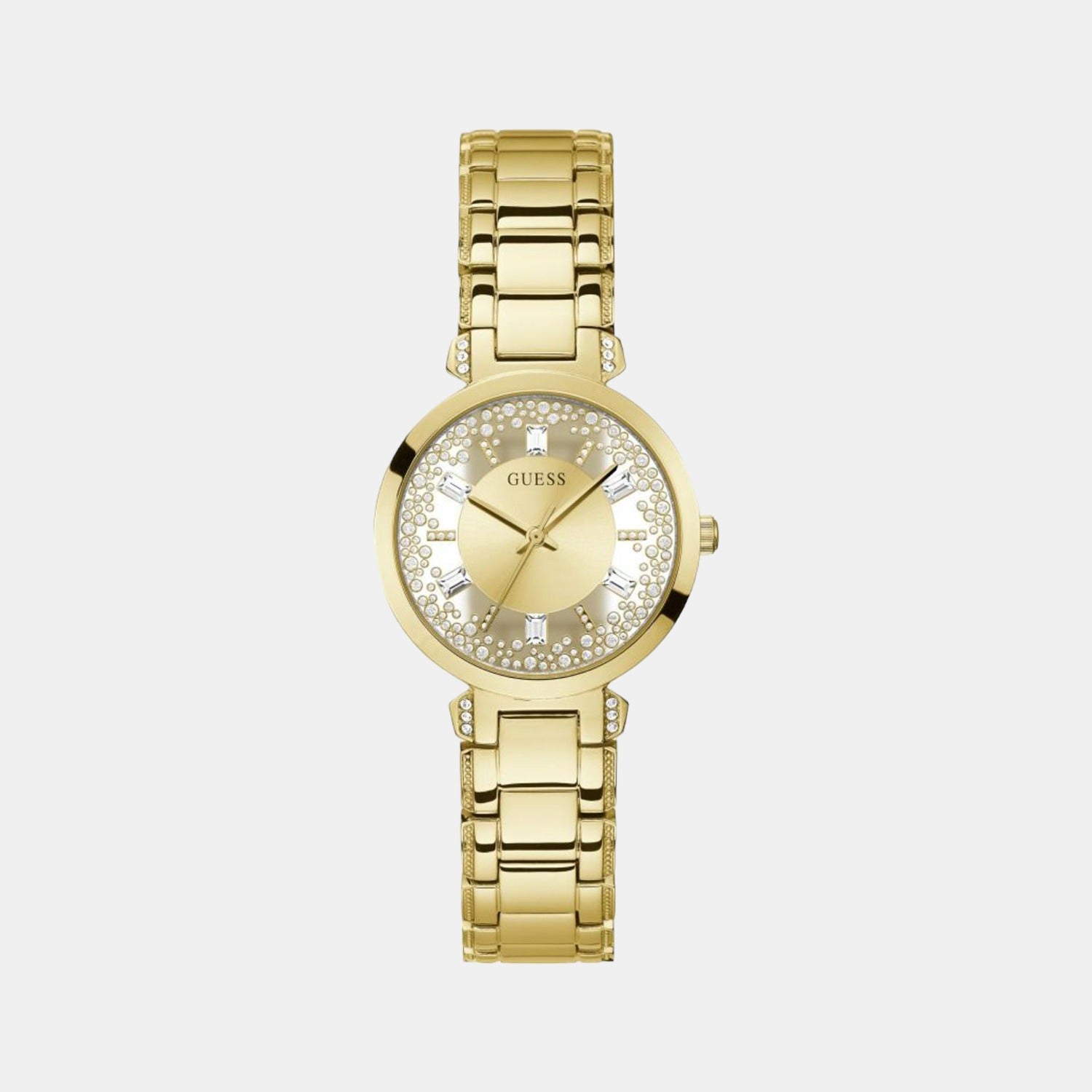 Guess Round Gold Analog watch
