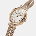 Guess Stainless Steel Round watch