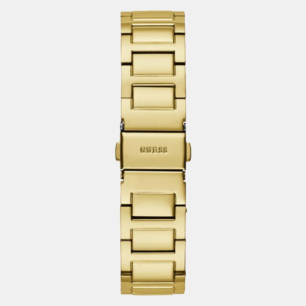 Guess Women Square Champagne watch