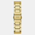 Guess Women Square Champagne watch