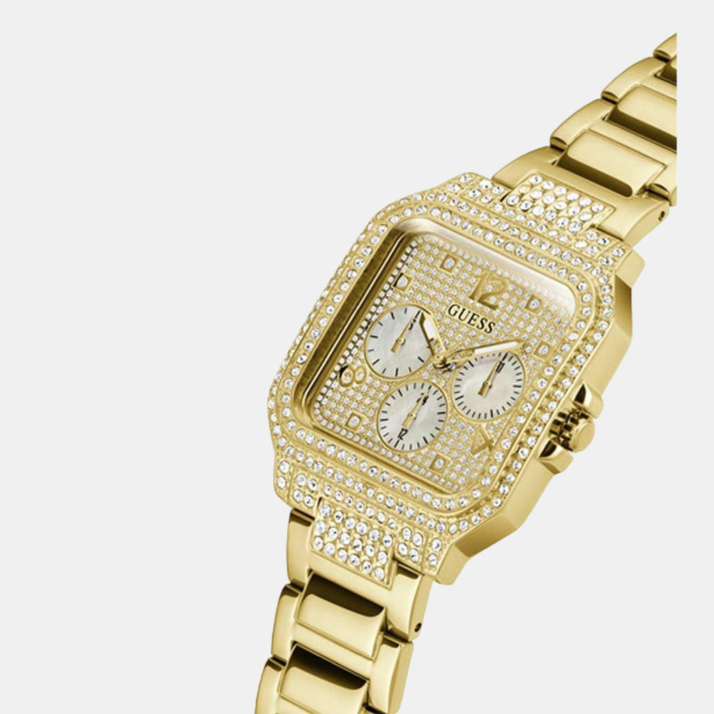 Guess Stainless Steel Square watch