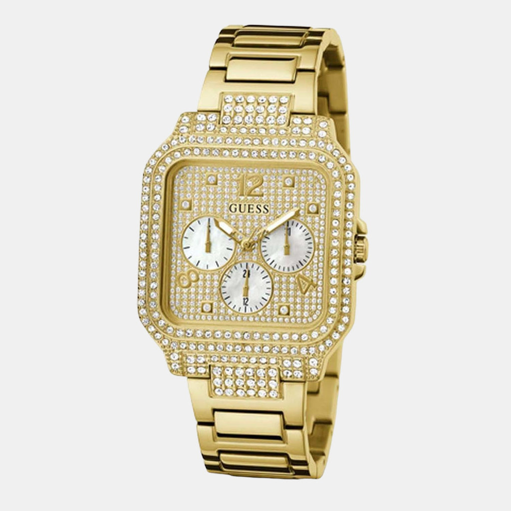 Guess Stainless Steel Champagne watch