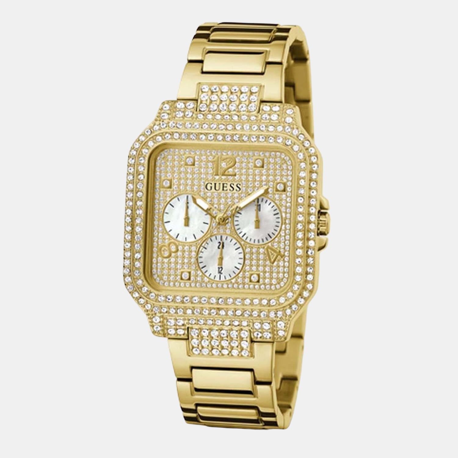 Guess Stainless Steel Champagne watch