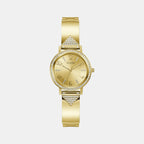 Guess Round Gold Analog watch
