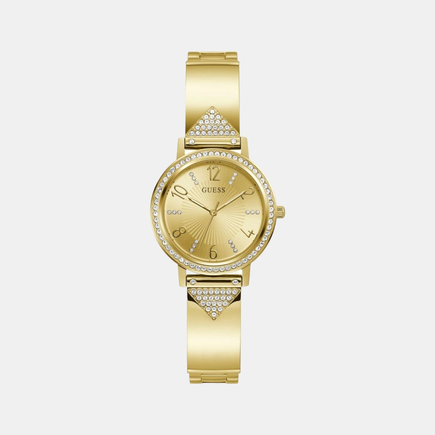 Female Gold Analog Stainless Steel Watch GW0474L2