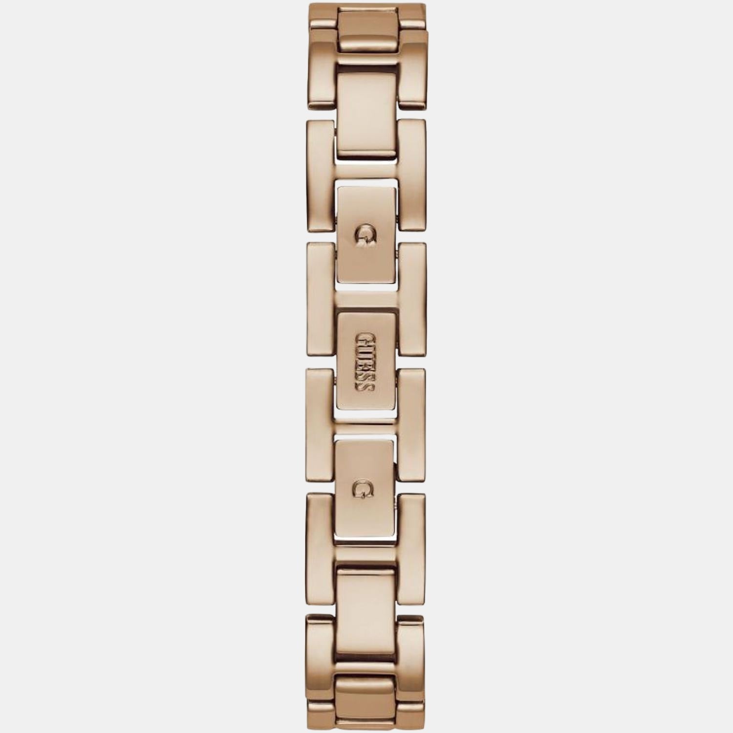 Guess Women Round Rose Gold watch