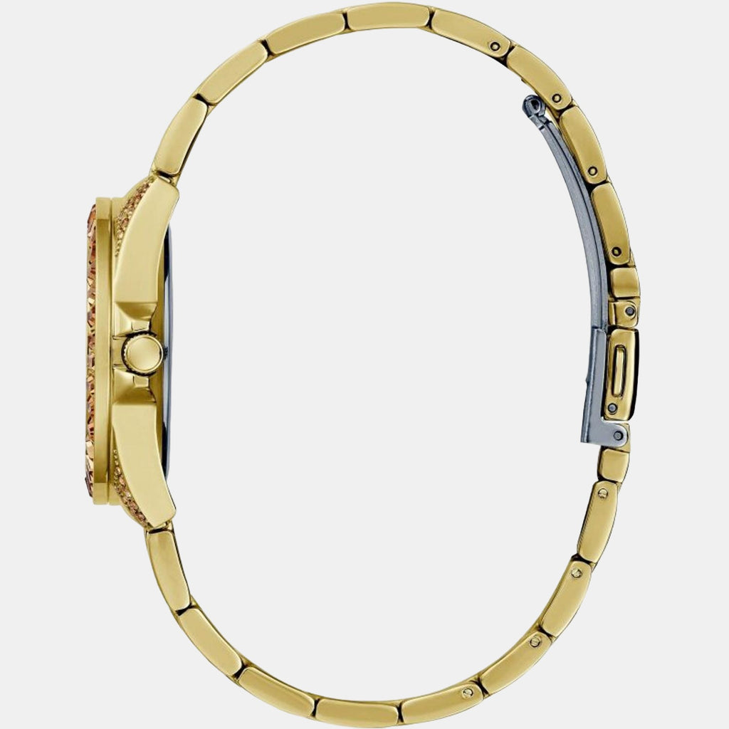 Guess Women Round Gold watch