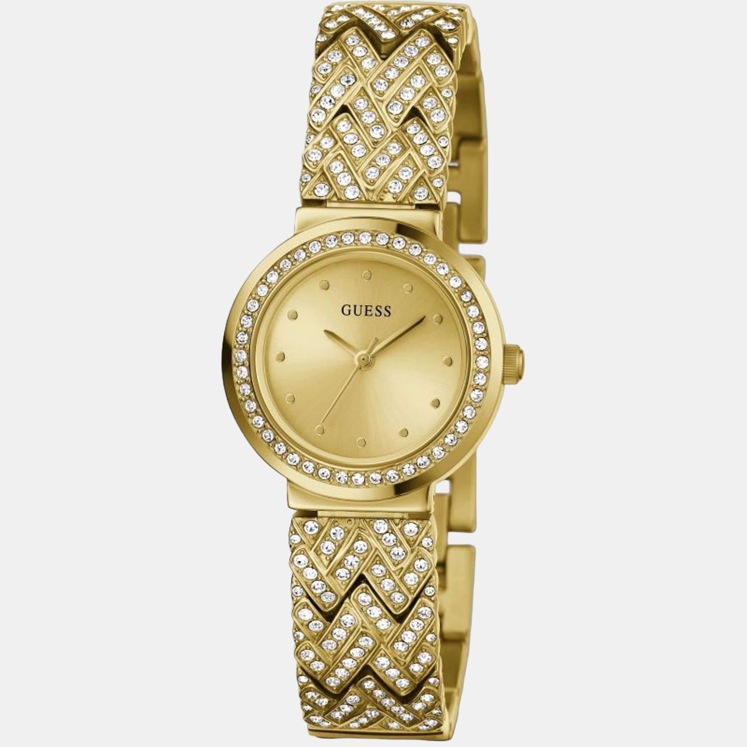 Female Gold Analog Stainless Steel Watch GW0476L2