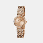 Guess Women Round Rose Gold watch