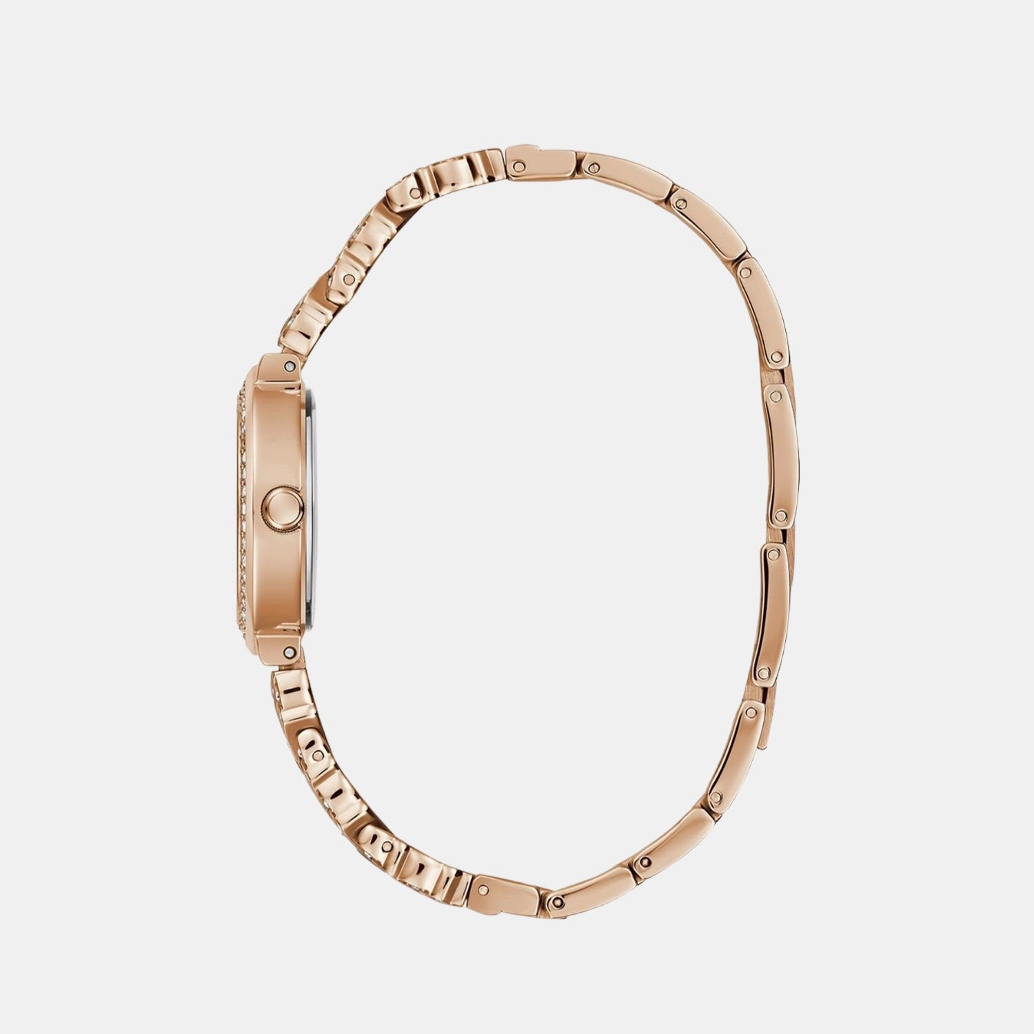 Guess Stainless Steel Round watch