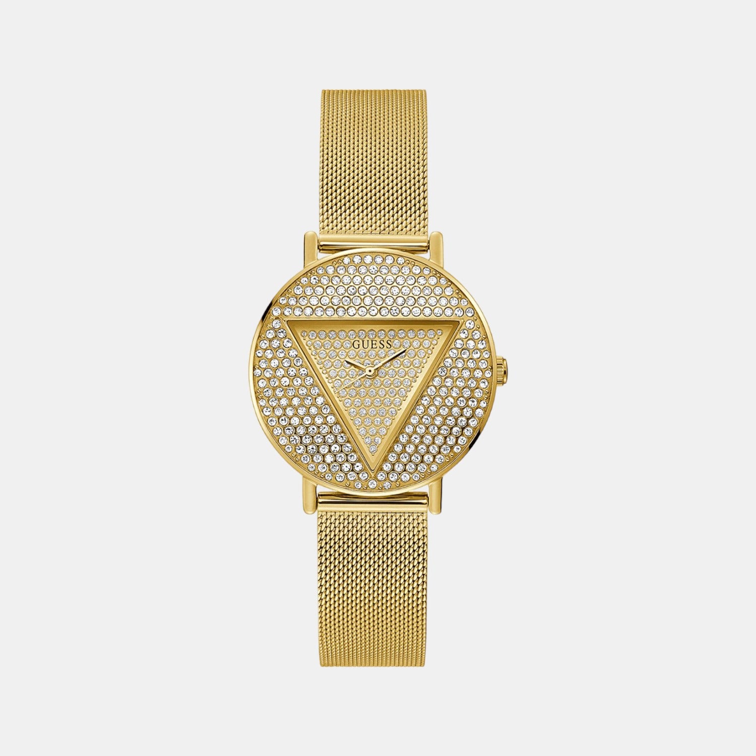 Guess Round Gold Analog watch