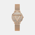 Guess Round Rose Gold Analog watch