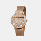 Guess Stainless Steel Round watch