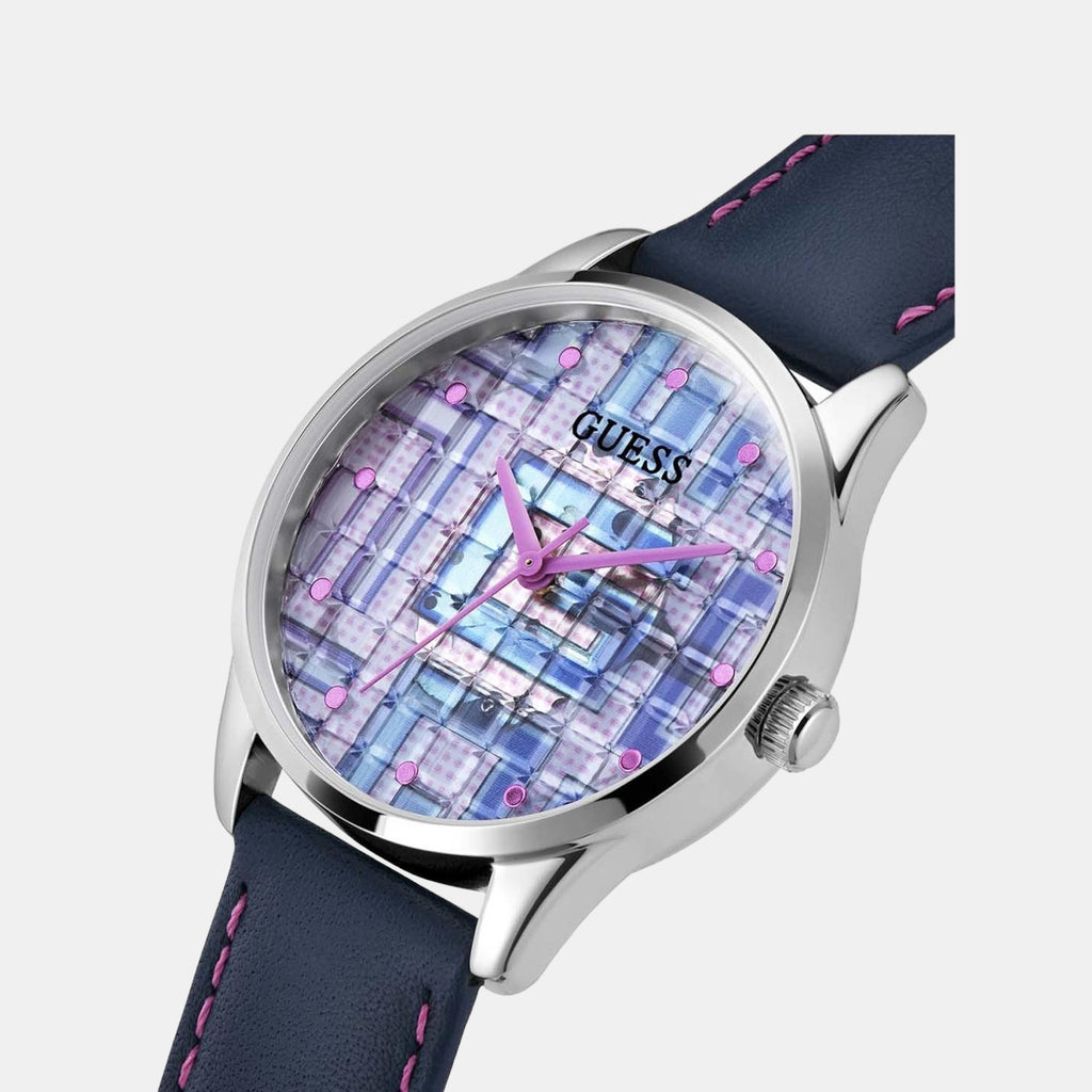 Guess Stainless Steel Round watch