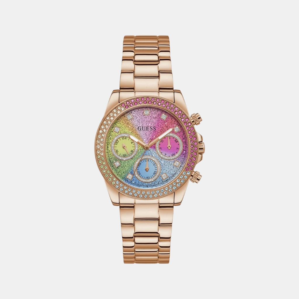 Guess Round Two Tone Chronograph watch