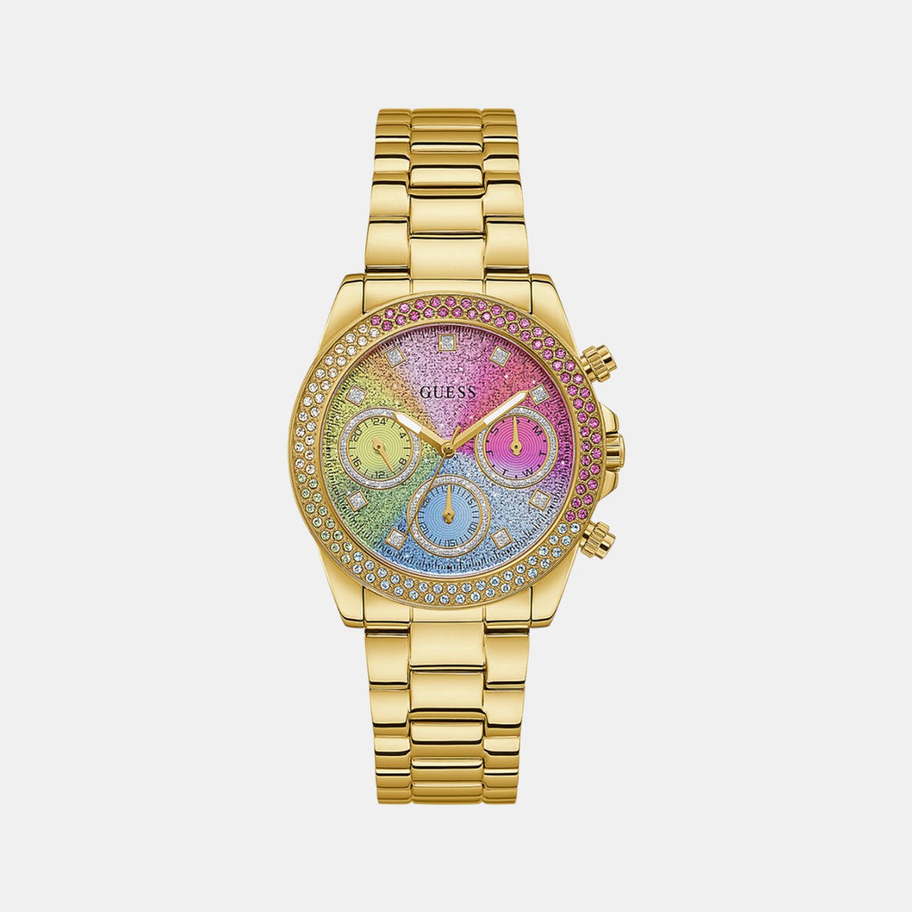 Guess Round Two Tone Chronograph watch