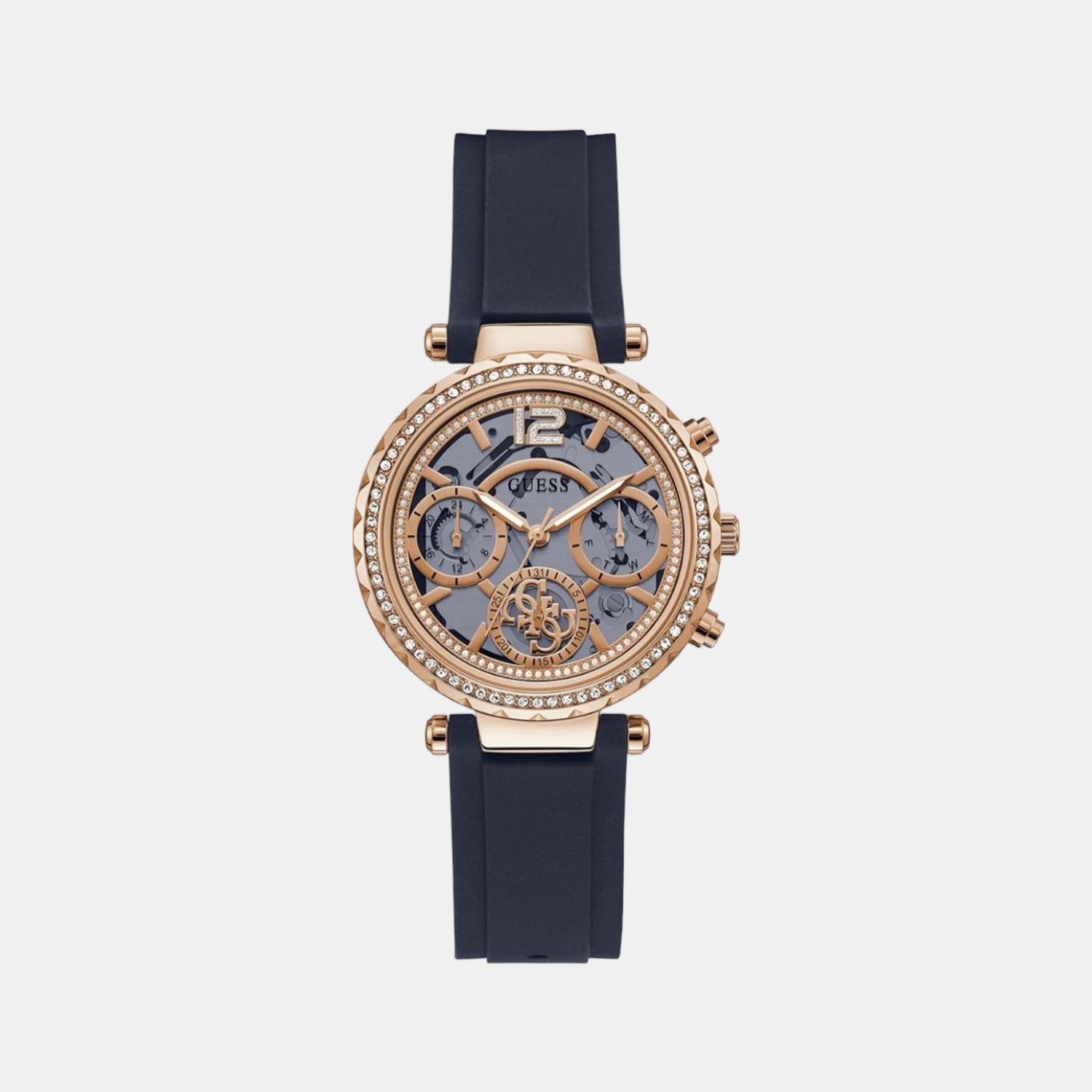 Guess Round White Analog watch