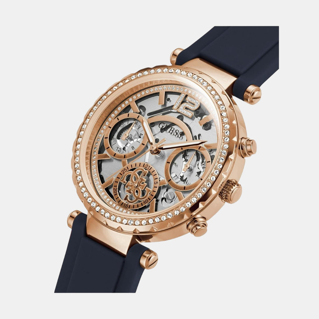 Guess Stainless Steel Round watch