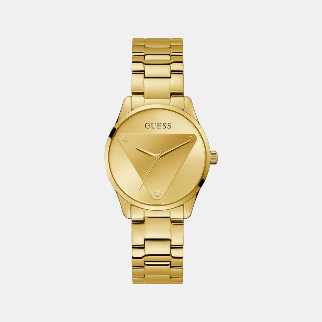 Guess Round Gold Analog watch