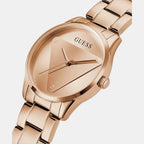 Guess Stainless Steel Round watch