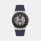 Guess Round Black Chronograph watch