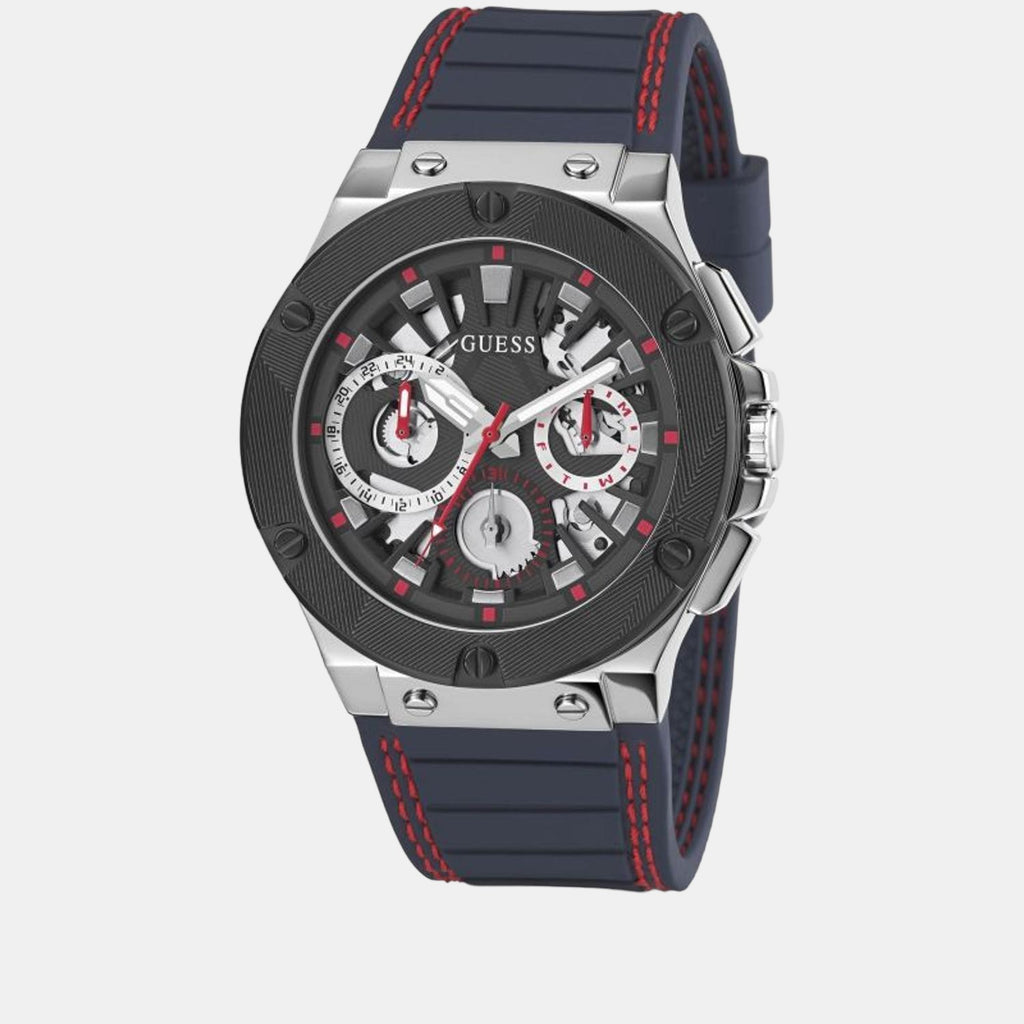 Guess Stainless Steel Round watch