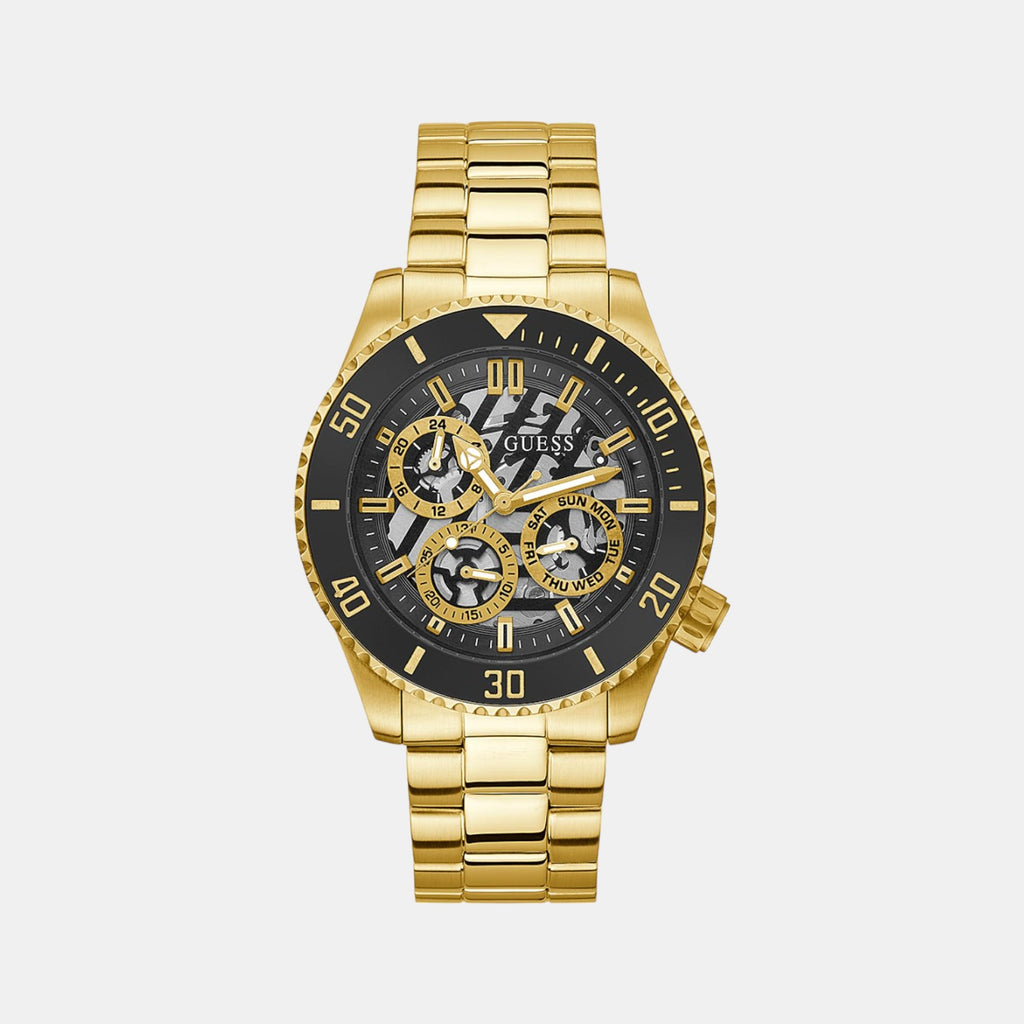 Guess Round Black Analog watch
