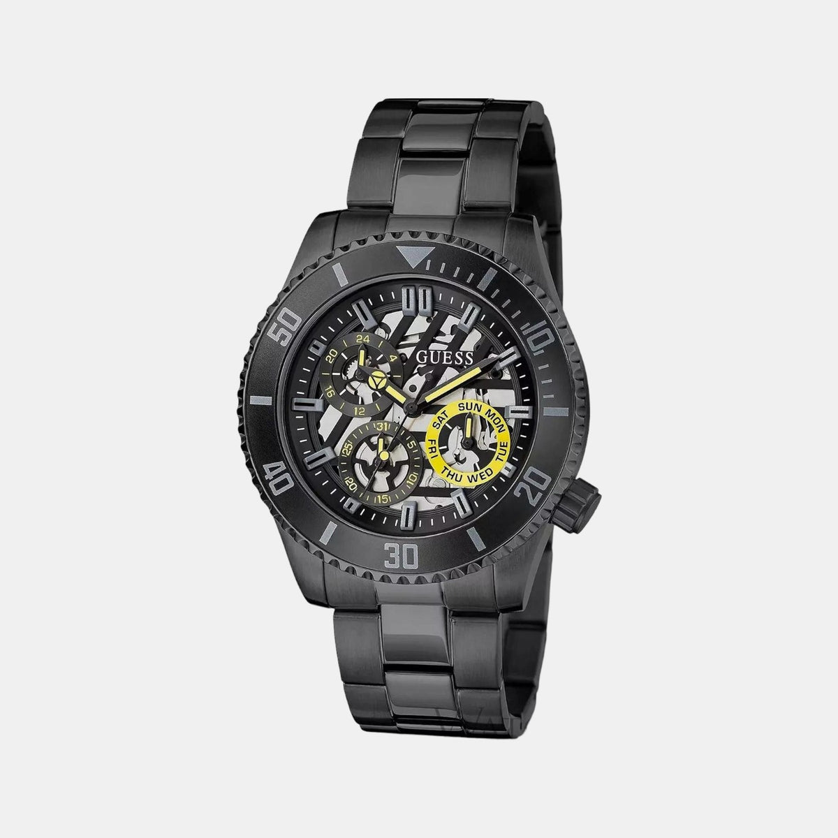 Guess Round Black Analog watch