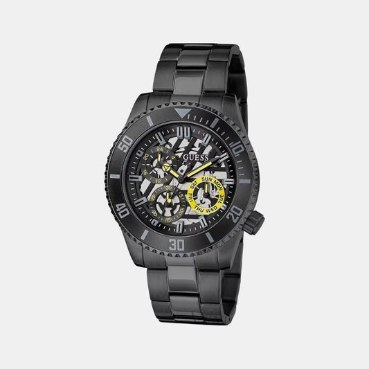 Male Black Analog Stainless Steel Watch GW0488G3